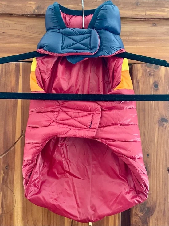 NWOT Fab Dog Colorblock Puffer Vest - Picture 4 of 6